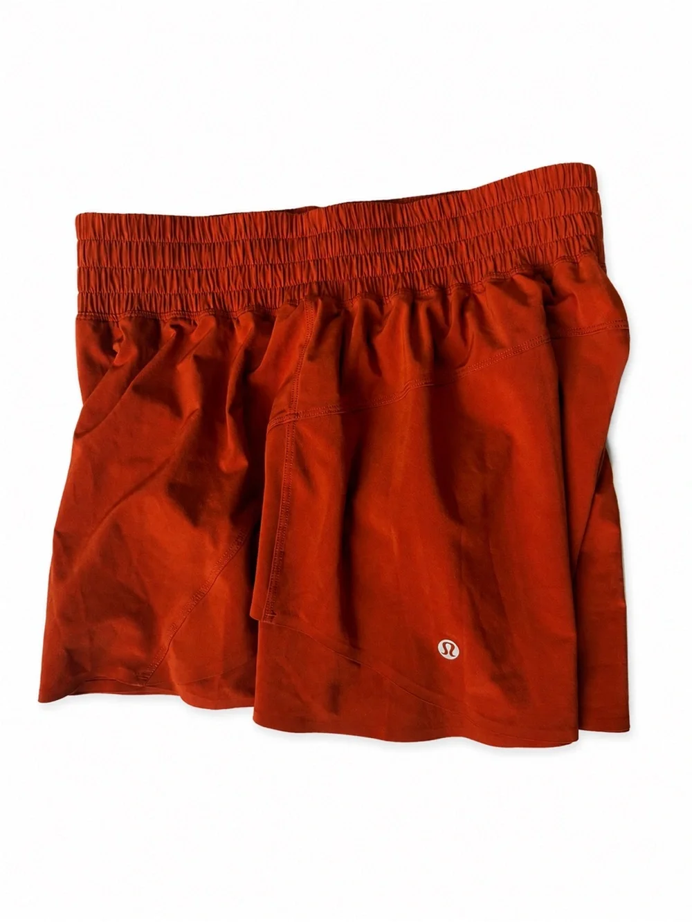 Lululemon Shake It Out High-Rise Running Short 2.5 Burnt Orange S Lulu